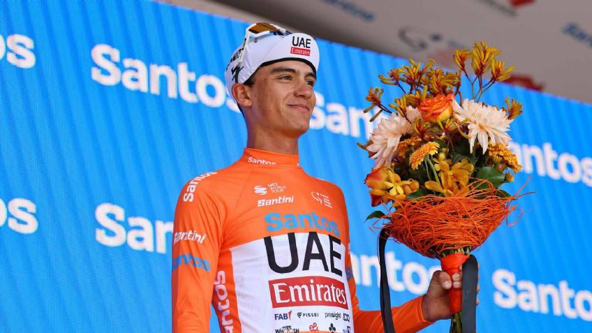 Mexicano Isaac del Toro logra su primera victoria en el ciclismo profesional en Australia