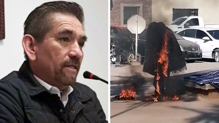 "Es un tema político": Alcalde de Huatabampo minimiza protesta donde jubilado se incendió