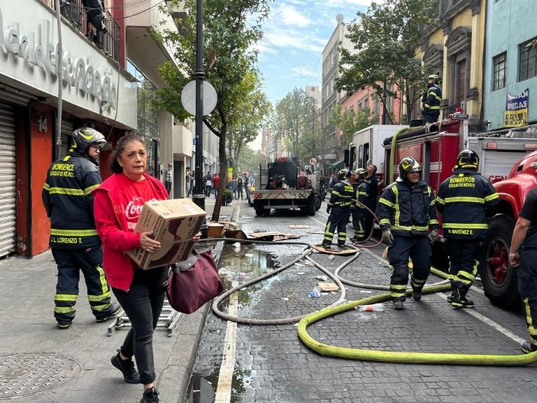 Incendio en la Plaza de la Tecnología