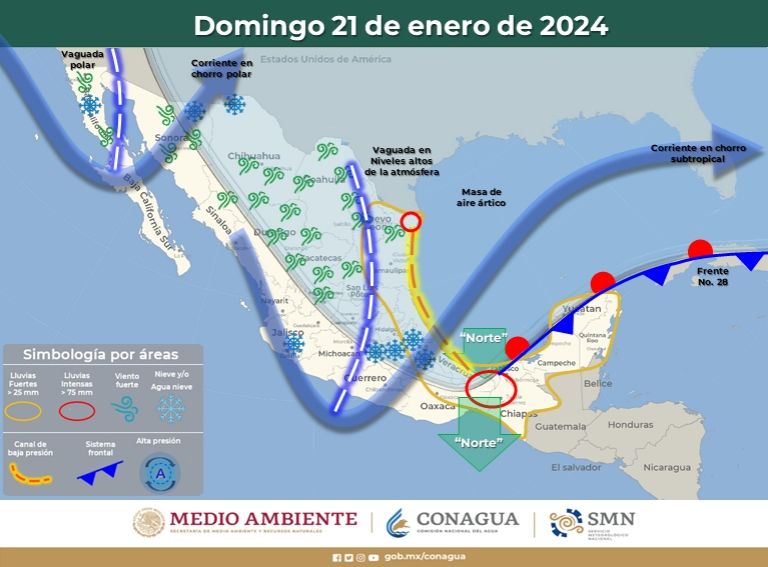 Clima en Sonora para el fin de semana. Foto: Conagua