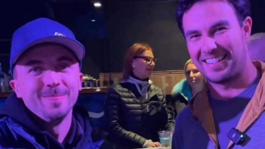 'Checo' Pérez hace inesperada confesión a Frankie Muniz, actor de 'Malcom in the Middle'