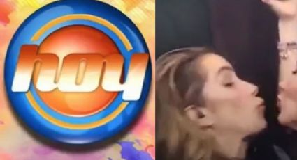 Se volvió hombre: Exactriz de TV Azteca llega a 'Hoy' y besa en la boca a Andrea Escalona
