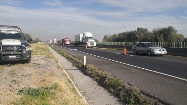 Fatal accidente en el Circuito Exterior Mexiquense, una persona muere atropellada