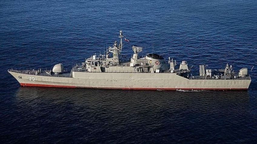 Buque militar de Irán entra al Mar Rojo en medio de enfrentamientos entre EU y hutíes