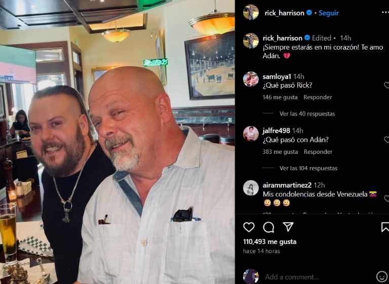 Rick Harrison comparte desgarrador mensaje por la muerte de su hijo