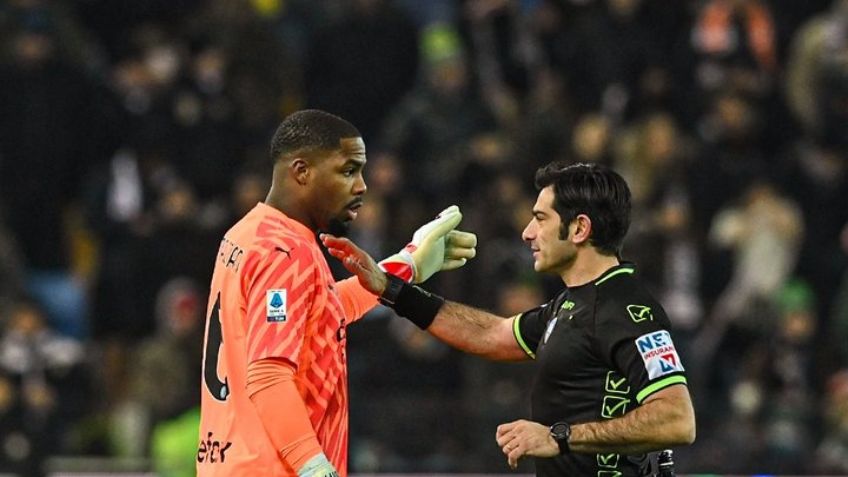 Portero del Milan, Mike Maignan, abandona partido ante Udinese por insultos racistas