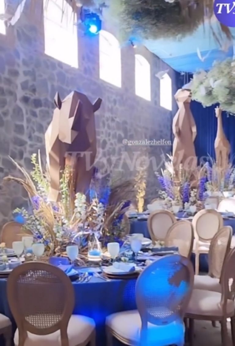 Insultan a Carlos Rivera por la decoración en la fiesta de su hijo