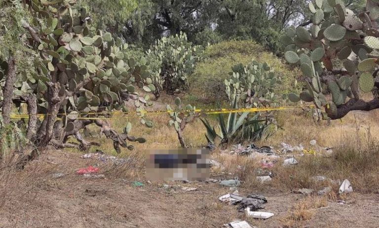 Cuerpo abandonado en Zumpango