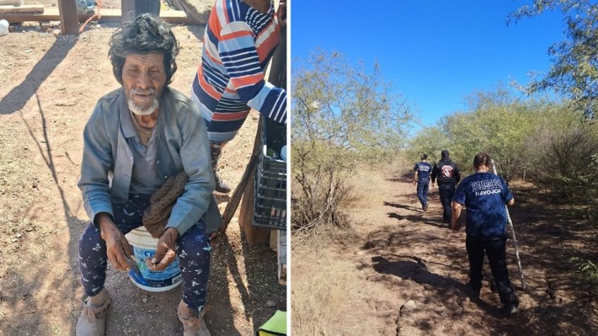 Tras 3 días de búsqueda, localizan con vida a adulto mayor extraviado en Navojoa