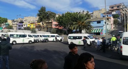 Caos en la carretera Naucalpan-Toluca por bloqueo de transportistas en Luis Donaldo Colosio