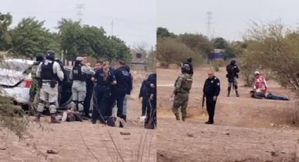 Balacera y persecución deja cuatro detenidos en Ciudad Obregón; hay un hombre lesionado