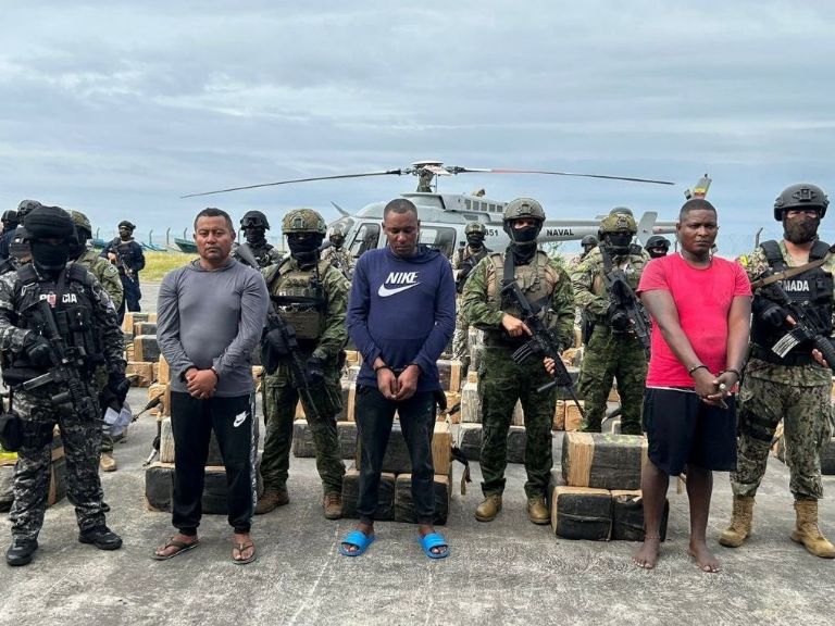 Decomiso de drogas en Ecuador