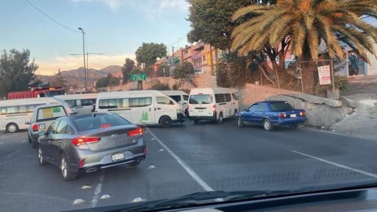 Bloqueo en la Naucalpan-Toluca