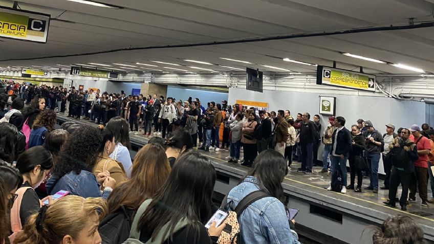 Colapsa el Metro de la CDMX: Reportan saturación en cuatro líneas por retrasos de trenes