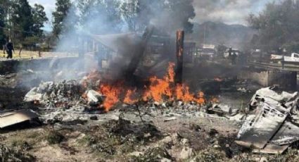 VIDEO: Avioneta se desploma y el incendio mueren 4 personas en Tepic, Nayarit