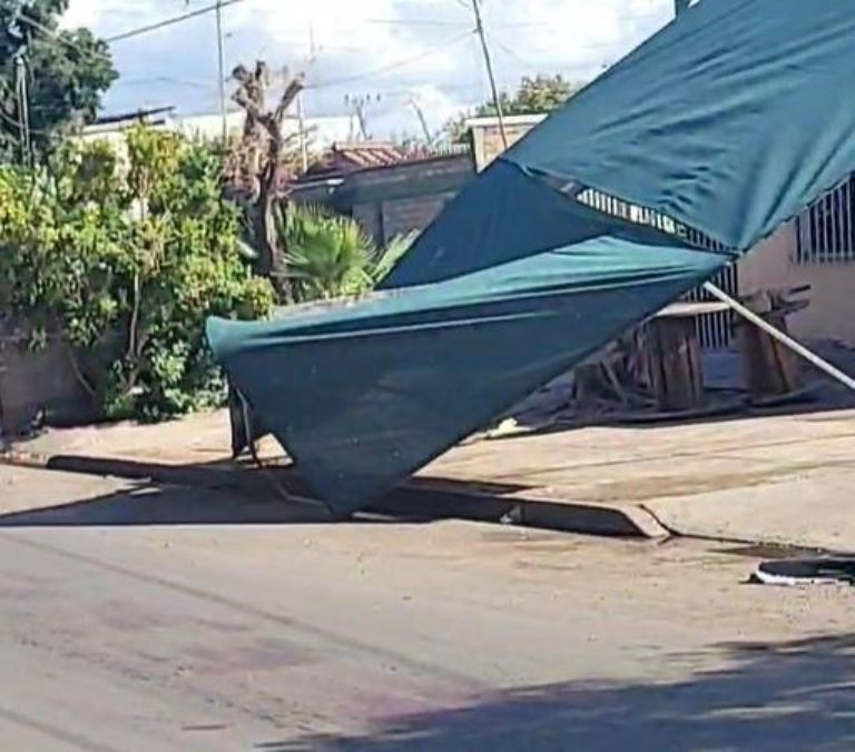 El negocio afectado ubicado en el bulevar Ignacio Ramírez