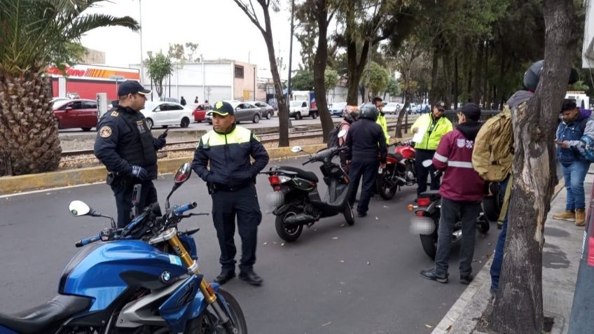 Reglamento de Tránsito en CDMX: 15 mil motociclistas han sido multados por no usar casco