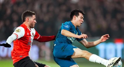 Santiago Giménez y el Feyenoord eliminan a Hirving Lozano de la Copa de Países Bajos