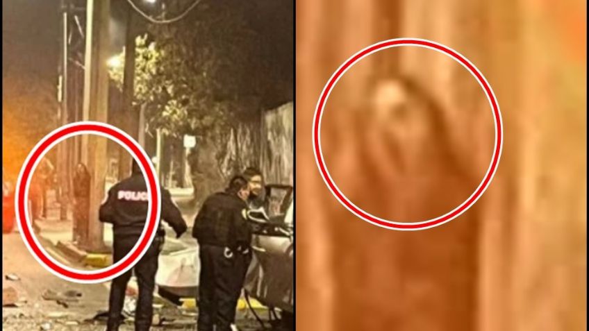 Captan FOTO de presunto fantasma en medio de brutal accidente de Coyoacán; hay un fallecido