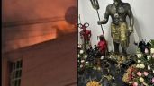 Reportan fuerte incendio en la misma calle donde hallaron altar a Lucifer de la Unión Tepito