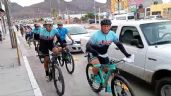 Realizan rodada para pedir a ciudadanos respetar ciclovía en Guaymas; reparten volantes