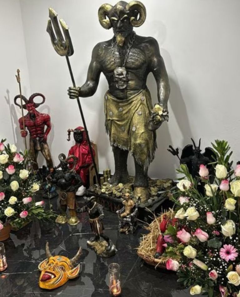 Reportan fuerte incendio en la misma calle donde encontraron el altar a Lucifer