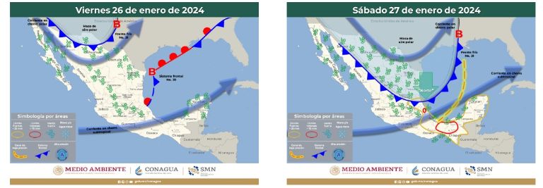 Clima en Sonora para el fin de semana. Foto: Conagua