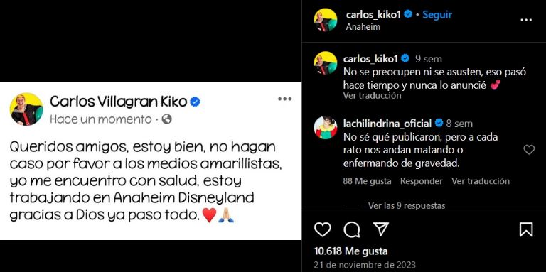 Carlos Villagrán se vuelve tendencia en X