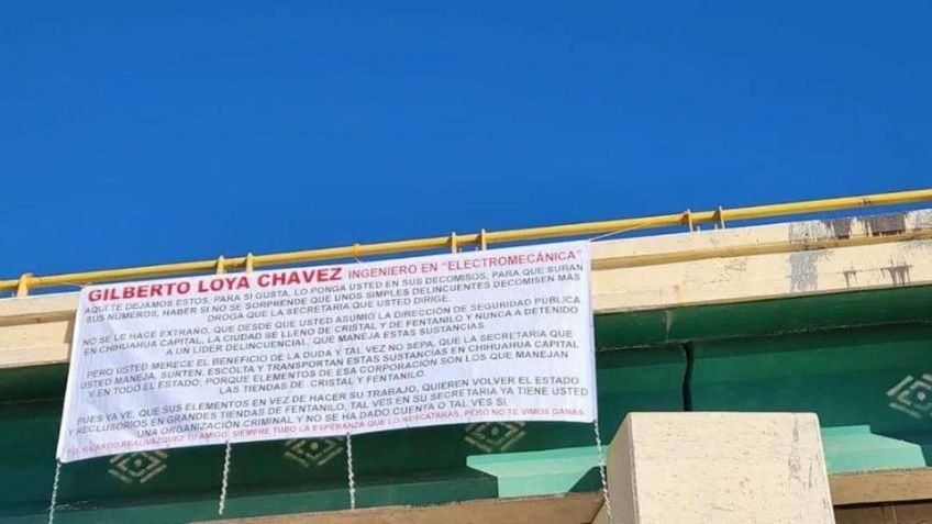 Cuerpo de presunto líder del Cártel de Sinaloa es abandonado en un puente de Chihuahua