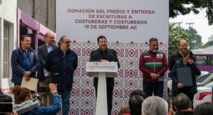 Martí Batres celebra la resistencia de 'Costureras y Costureros 19 de septiembre A.C.' de esta forma