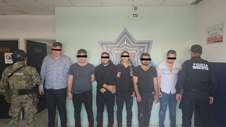 Autoridades detienen a seis hombres y dos mujeres tras riña en Ciudad Obregón. Foto: Facebook