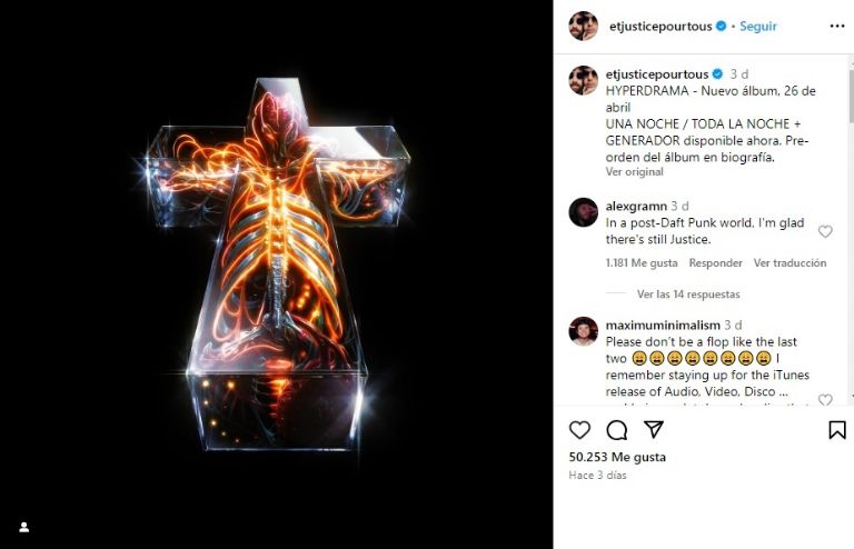 Justice Anuncia su Regreso Triunfal con 'Hyperdrama' y Deslumbra con Colaboración Estelar de Tame Impala