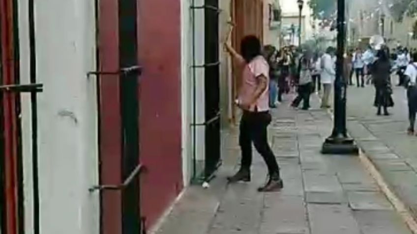 Marcha en Oaxaca contra la gentrificación deriva en disturbios por presuntos infiltrados