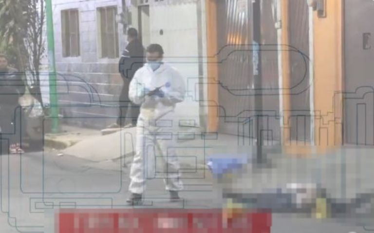 Hombre asesinado en Iztapalapa