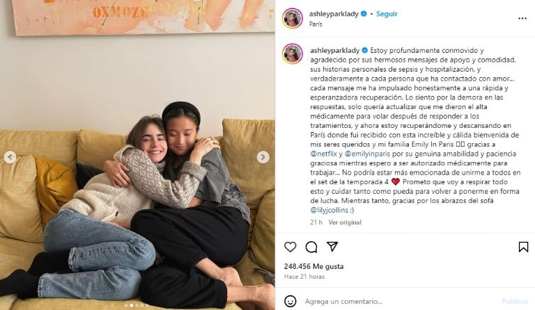 Ashley Park regresa para la temporada 4 de 'Emily in Paris' después de un gran susto de salud