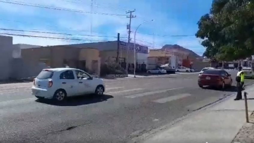 Piden a los automovilistas respetar cruces peatonales en Guaymas, denuncian estudiantes