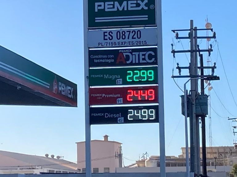 Precio de la Gasolina en México 21 de marzo