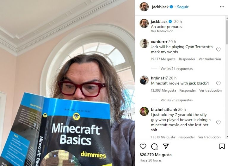 Jack Black se une a la adaptación cinematográfica de 'Minecraft' liderada por Jason Momoa