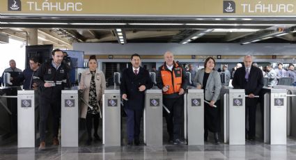 Línea 12 del Metro: Martí Batres realiza primer recorrido del renovado tramo elevado