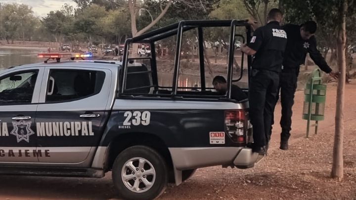 Ciudad Obregón: Masculino se mete a la Laguna de Náinari y autoridades se movilizan