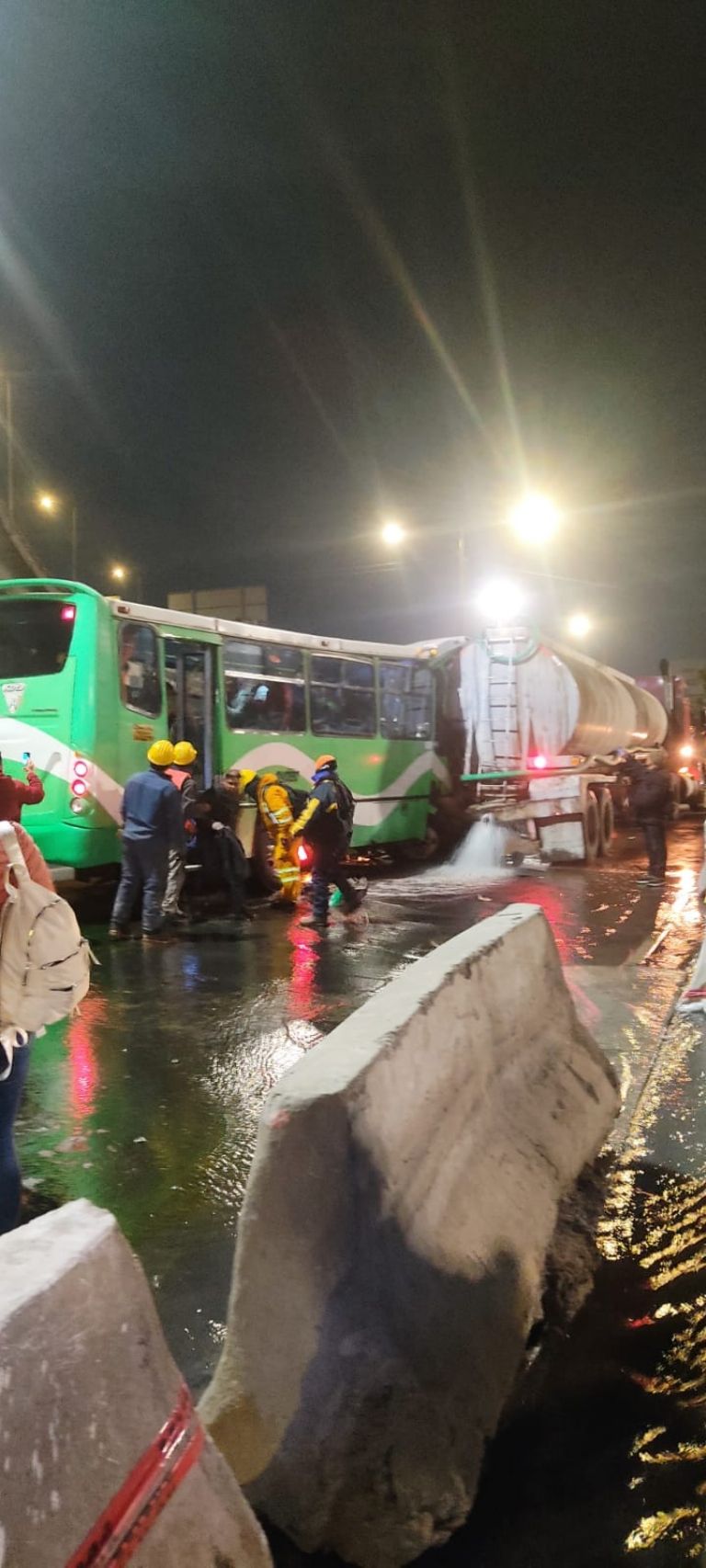 Choque en Iztapalapa