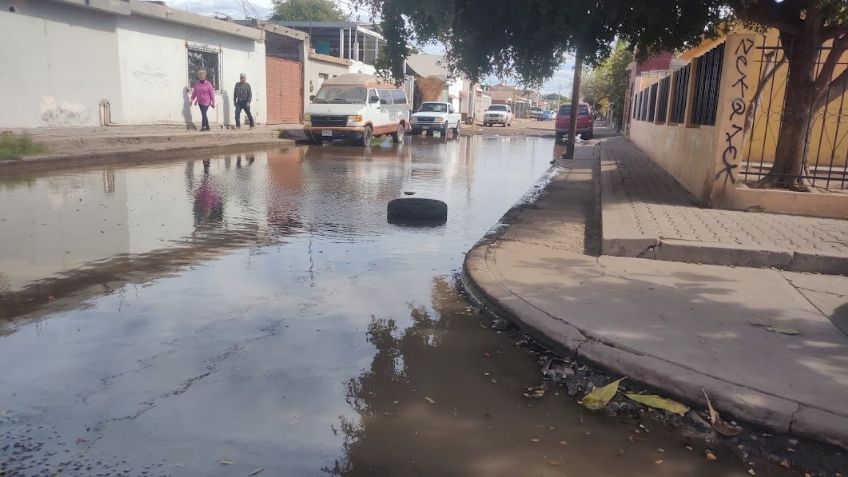 Ciudad Obregón: Vecinos de la colonia Cortinas cerrarían calle en protesta por aguas negras