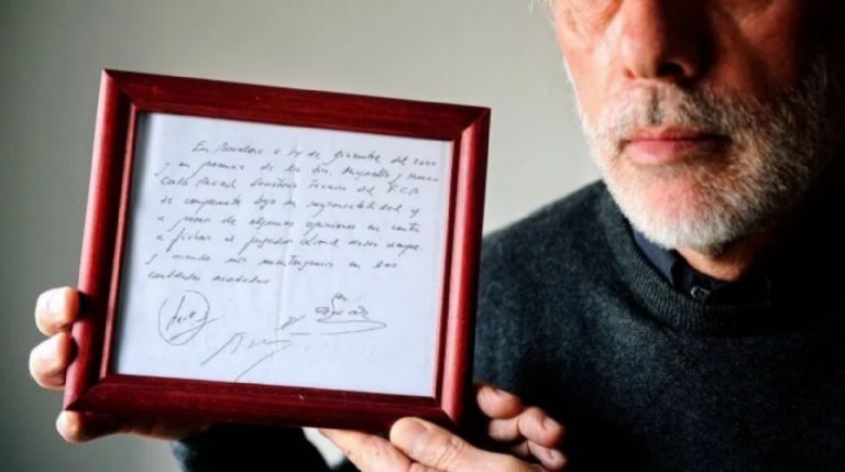 Subastarán la mítica servilleta que sirvió de contrato entre Lionel Messi y el Barcelona