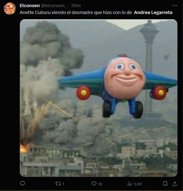 Andrea Legarreta se convierte en la burla de Twitter