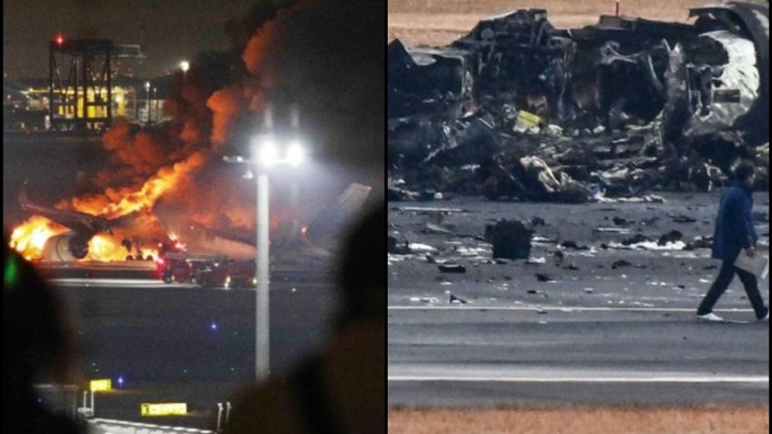 Filtran nuevos detalles sobre el accidente de aviones en aeropuerto de Tokio, Japón