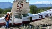 Coahuila: Avioneta cae a 200 metros de altura tras quedarse sin gasolina; hay 4 muertos