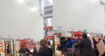 VIDEO: En un Costco clientes asaltan a una señora que iba comprar 100 Roscas de Reyes