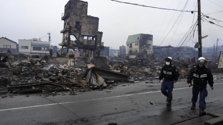 Suman 126 muertos tras terremoto de Año Nuevo en Japón; buscan a más de 200 desaparecidos