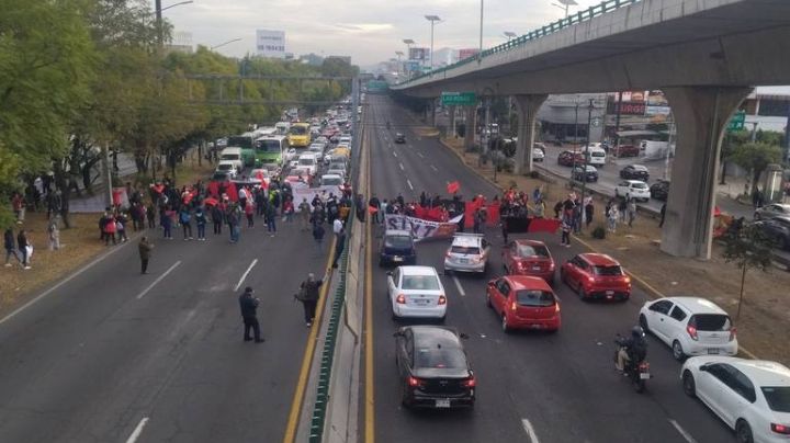 Caos en Periférico Norte por bloqueo en Parque Naucalli; exigen justicia para Santi