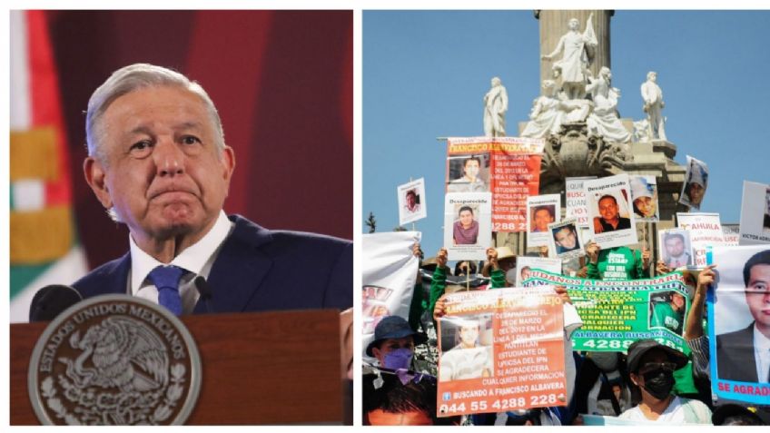 AMLO envía mensaje a Madres Buscadoras de desaparecidos: "Están abiertas las puertas"